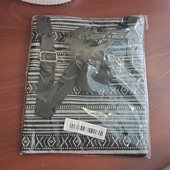 Stylish Eiffel Tower Print Mini  Canvas Crossbody Messenger Bag - Picture 9 of 11